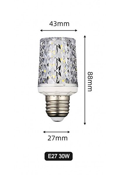 Choice مصابيح LED بيضاء باردة E2730W، لمبات ذرة LED E27 E14 بقوة 30 واط و40 و...
