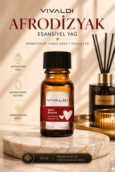 Vivaldi Home Hürrem Afro Çekici Esansiyel Yağ 10 ml - Buhurdanlık ve Difüzör ...