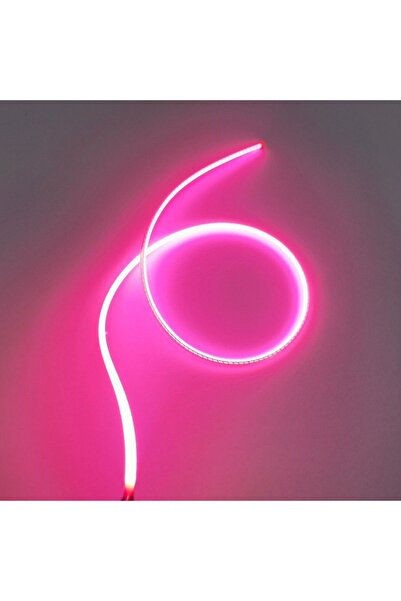 Choice 25mm Pink LED Same End Filament Flexible Ultra Slim 3V Spiral Bulb Fil...