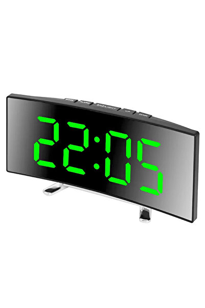 Choice4 Green light Latest Digital Clock LED Alarm Clock Bedroom Electronic D...