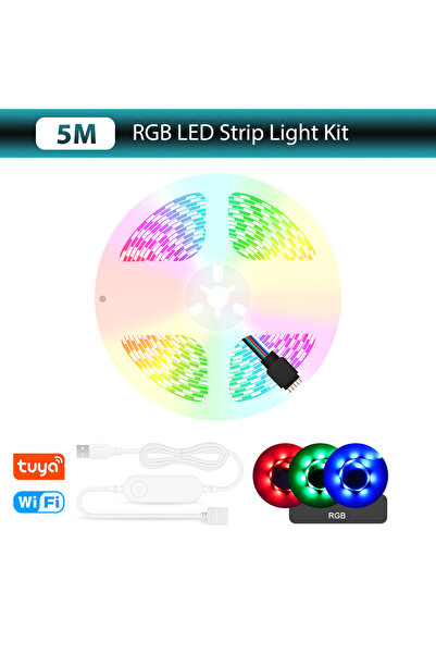 Choice Wifi 5m kit Smart Zigbee USB Led Lights Tuya Wifi RGB led Strip DC5V 5...