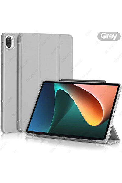 Choice1 جراب رمادي لجهاز Mi Pad 5/5 Pro مقاس 11 بوصة إصدار 2021، غطاء أمامي ن...