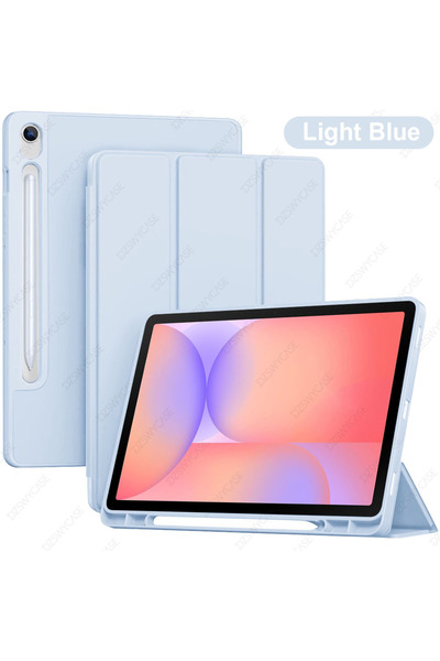 Choice1 جراب أزرق فاتح لجهاز Tab S10/S9 FE / S10 Lite مقاس 10.9 بوصة / S9 مقا...
