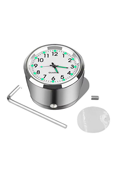 choice2 kebidumei Silver Aluminum Quartz Watch Luminous Clock Handlebar Mount...