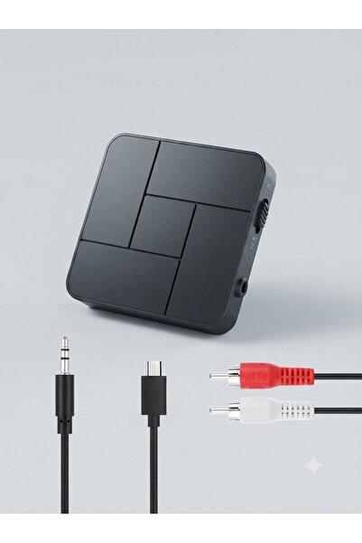 mucize Anunnaki Bluetooth 5.0 Ses Alıcı Verici AUX RCA USB Stereo Kablosuz Mi...