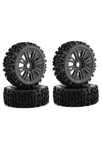 Choice 4pcs 4Pcs Paste 1/8 RC Racing Buggy Tire Bar Crust Small Pin 17mm Nut ...