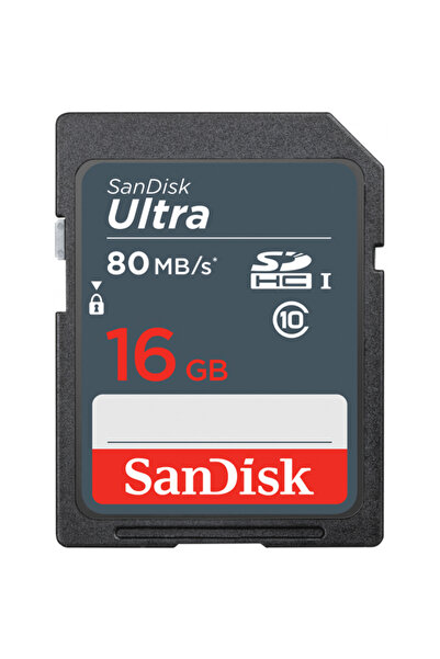 SanDisk Card Memorie SDHC Ultra, 16Gb, Clasa 10 SDSDUNS-016G-GN3IN