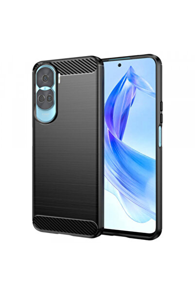 HONOR Husa pentru 90 Lite, Techsuit, Carbon, Neagra