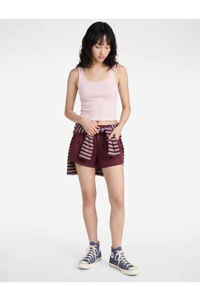 Koton Slim Fit Cotton U-Neck Lace Detail Sleeveless Blouse
