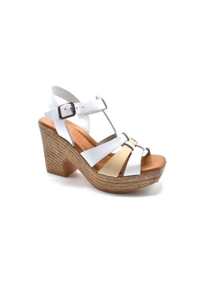 Venüs 23027603Y PLATFORM TOPUK DERİ GENÇ KADIN SANDALET