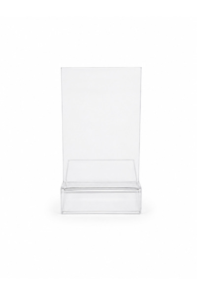 STAND MARKET Telefon Standı Pleksi Şeffaf | 6.5x9.5 cm (10 Adet)