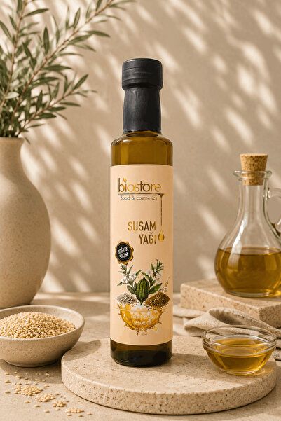 Biostore Soğuk Sıkım Susam Yağı 250 ml