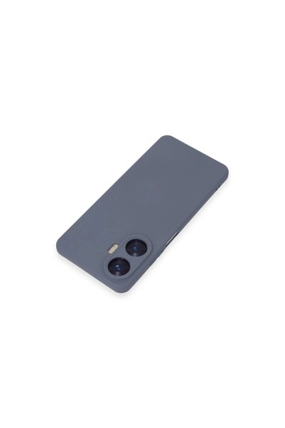 Generic Brand Realme c55 case nano inner velvet silicone - grey