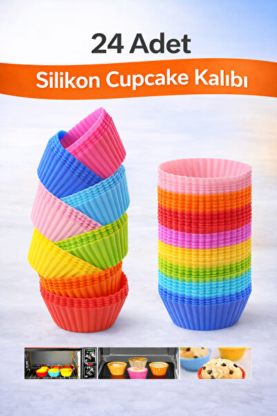 Silvora Trusted silicone rubber solutions Silikon Mini Kek Kalıbı, Cupcake Ka...