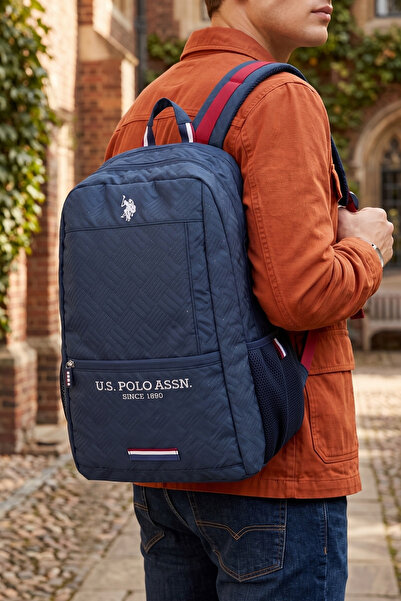 U.S. Polo Assn. US Polo Assn 24328-24327-24326 حقيبة ظهر مدرسية للجنسين للسفر...