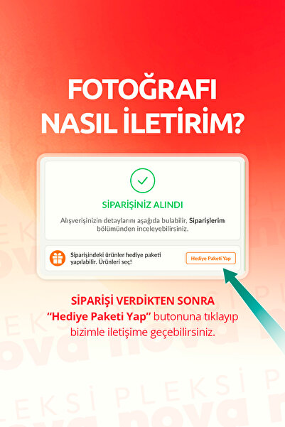 Pleksinova Kişiye Özel Fotoğraflı Anahtarlık Sevgiliye Hediye Arkadaşa Hediye - Çift Taraflı