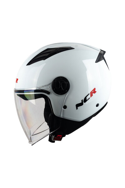 NCR Air Çenesiz Kask Beyaz (Ece Belgeli)