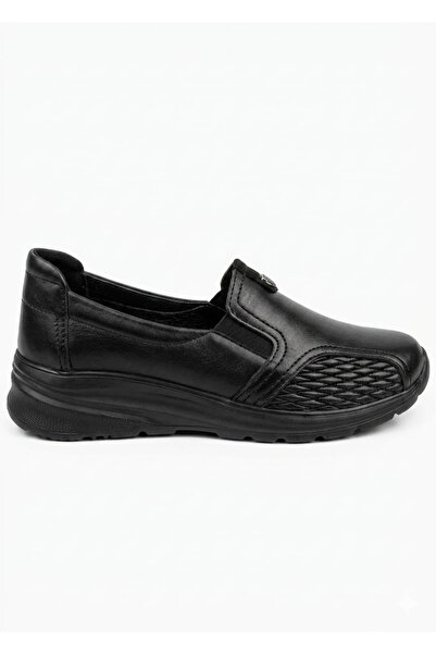 De Scario Moritto 42-K Orthopedic Genuine Leather Women's Shoes Black