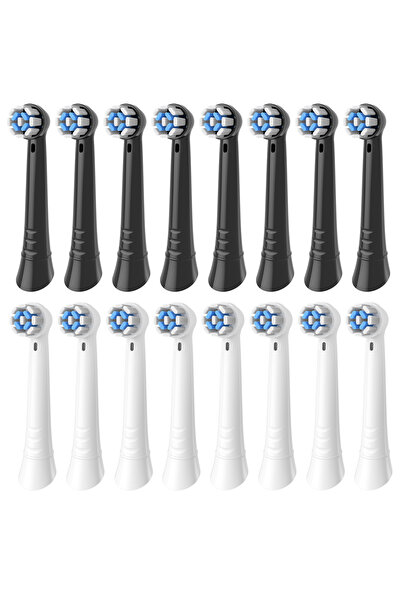 Choice8 8Black 8White Replacement Toothbrush Brush Heads Compatible with Oral...