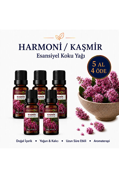 HARMONİ KAŞMİR Esansiyel Uçucu Koku 10ML Difüzör Esansı Buhurdanlık Yağı ve O...