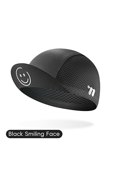 choice2 Black Smiling Face WEST BIKING Cycling Cap Unisex Sun Protection Spor...