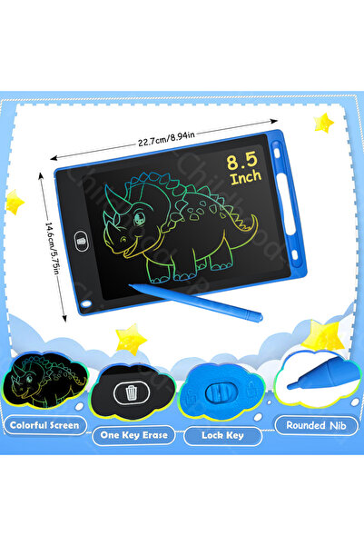Choice12 8.5 INCH DARK BLUE 6.5/8.5/10/12 Inch LCD Writing Tablet Electronic ...