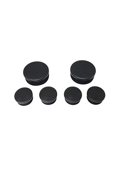 Choice Black 6PCS Motorcycle Frame Hole Cover Caps Plug Decorative Frame Cap ...