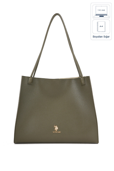 U.S. Polo Assn. حقيبة كتف نسائية من ك.هاكي طراز US26541