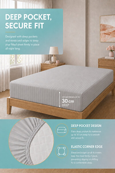 Hotel Linen Klub Stripe Reversible  Comforter Set- Ultra Soft  Microfiber Fabric, Soft Siliconized Fiber Filling