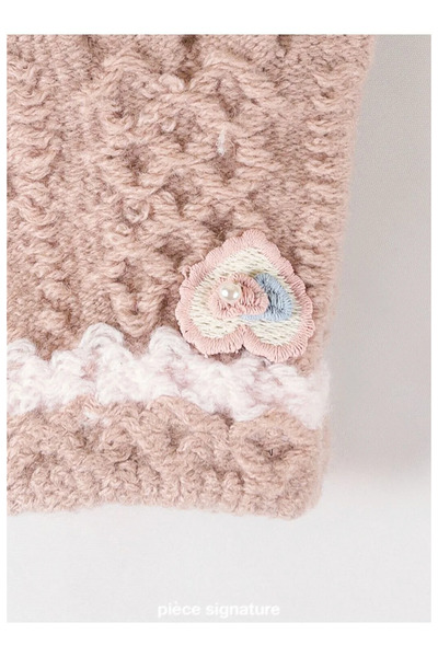 PIECE SIGNATURE 100% Acrylic Children's Gloves with Accessories (Age 3-6)