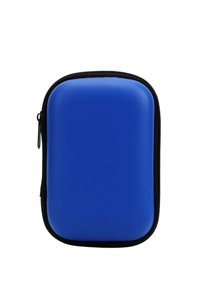 Choice Royal Blue Sundries Travel Storage Bag Charging Case for Earphone Pack...