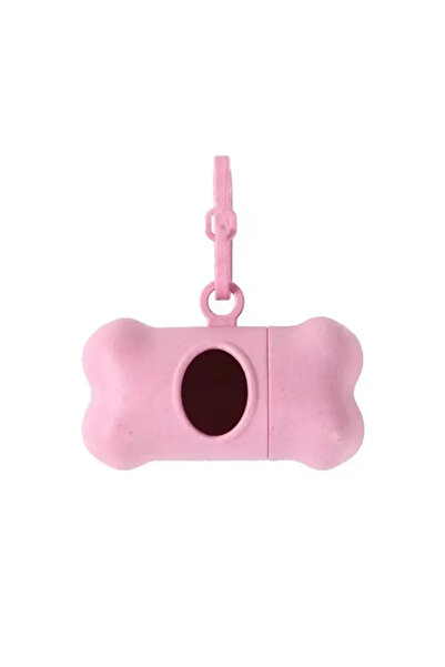 Choice5 1pc Pink Bone Dog Poop Bag Outdoor Cleaning Poop Bag Outdoor Clean Pe...