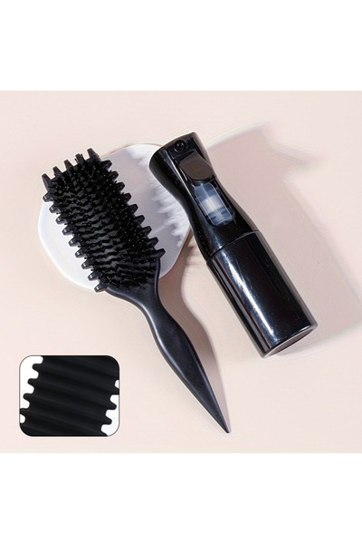 choice2 2pcs Black Set 1/2pcs Hair Beauty Set Detangling Candy Brush with Con...