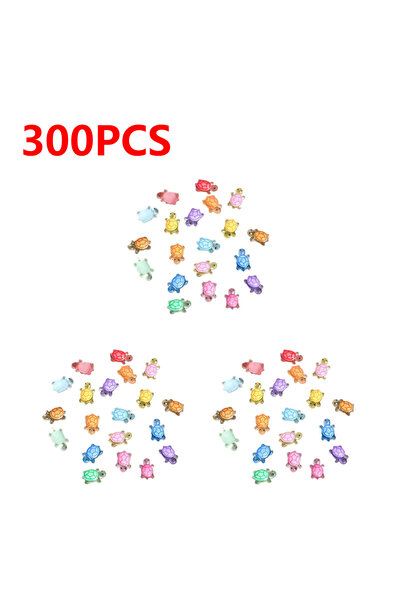 Choice 300PCS 100-500pcs Mini Resin Turtles Night Glow Turtle Figurines Multi...