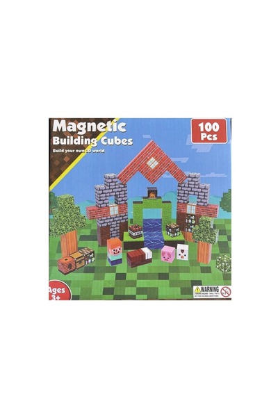 OEM Set Construcție Magnetic "Cabana din Pădure"