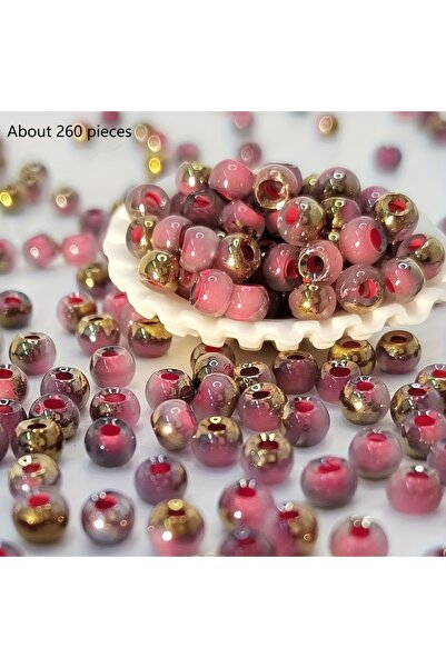 Choice5 4mm 4 DIY Handmade Jewelry Materials with Round Beads, Colorful Beadi...