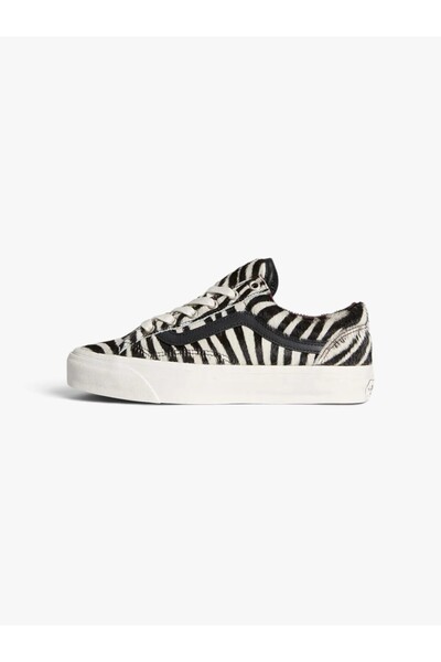 Vans Lx Old Skool 36 Unisex Zebra Patterned Sneakers - Vn000Ehd