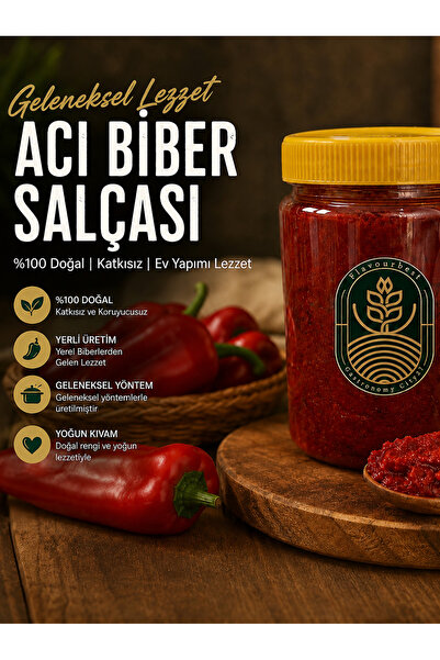 Flavourbest Gastronomi City 27 Acı Biber Salçası Gerçek Gün Kurusu 2 Kg