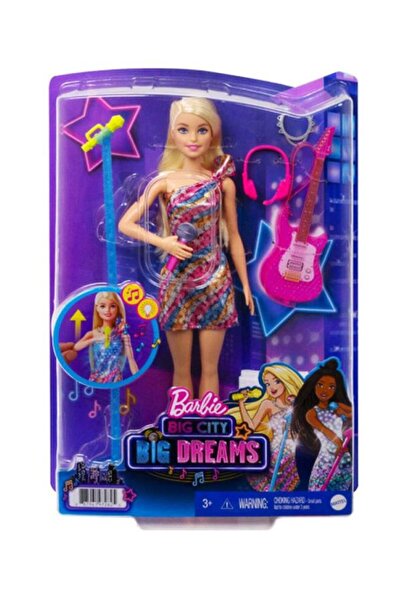 Barbie Büyük Hayaller Serisi Şarkıcı Bebek GYJ23