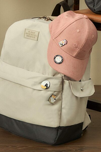 DeFacto Women's Large Beige Backpack V0883Azns