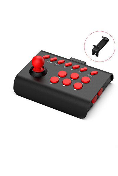 Choice redblack Arcade Joystick Wireless Gaming Controller for PC/Android/ios...