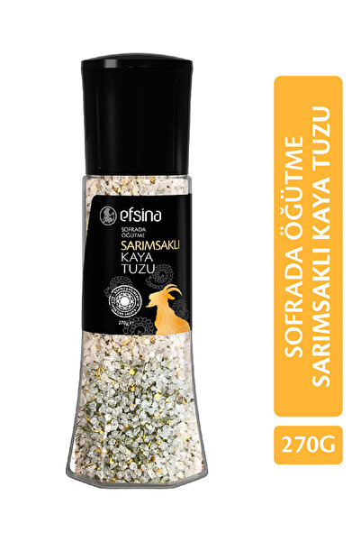 Efsina 270 gr Sofrada Öğütme Sarımsaklı Kaya Tuzu
