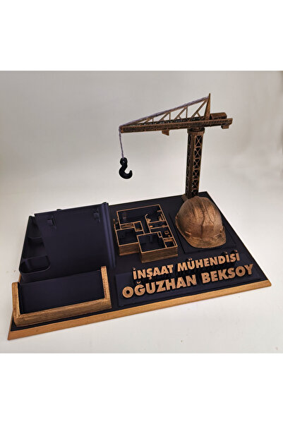 el üretimi Masaüstü İsimlik ve Kartvizitlik İnşaat mühendisi, Yıl dönümü hedi...
