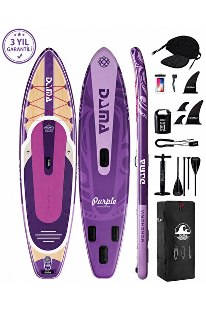 Monchoria High Edition Armor Purple 3.35 3 Yıl Garantili 11x34x6 Şişme Paddle Board SUP Seti