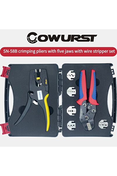 Choice1 Style B SN-58B Ratchet Type Anti-Slip Handle Crimping Pliers Includes...