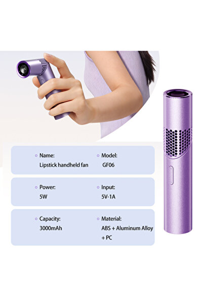 Choice مروحة محمولة صغيرة قابلة للطي TS82-GF06-PK للاستخدام الخارجي عالية الس...