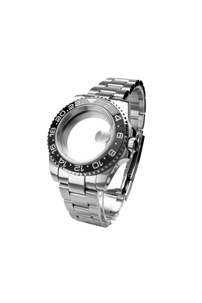 Choice O-GMT black A1 Blak Bezel 40mm Diver Waterproof For SUB NH34 NH35 NH36...
