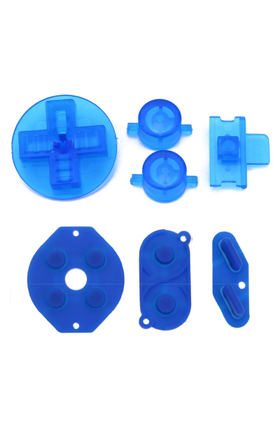 Choice clear blue button 1set Conductive D-pad Buttons for GameBoy Classic fo...