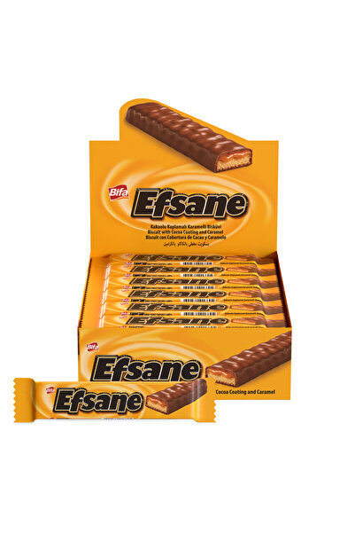 Bifa Efsane Kaplamalı Karamelli Bisküvi 25 gr x 24 Adet