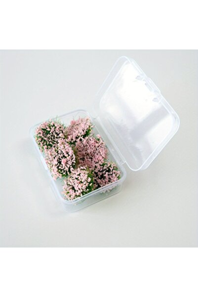 Choice4 Pink 6cluster/box Miniature Colorful Flower Cluster, Miniature Model ...